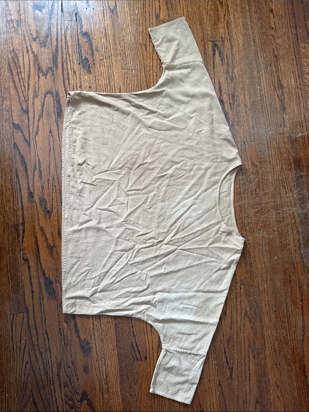 Jamie + the Jones Short Sleeve Tee in Light Beige